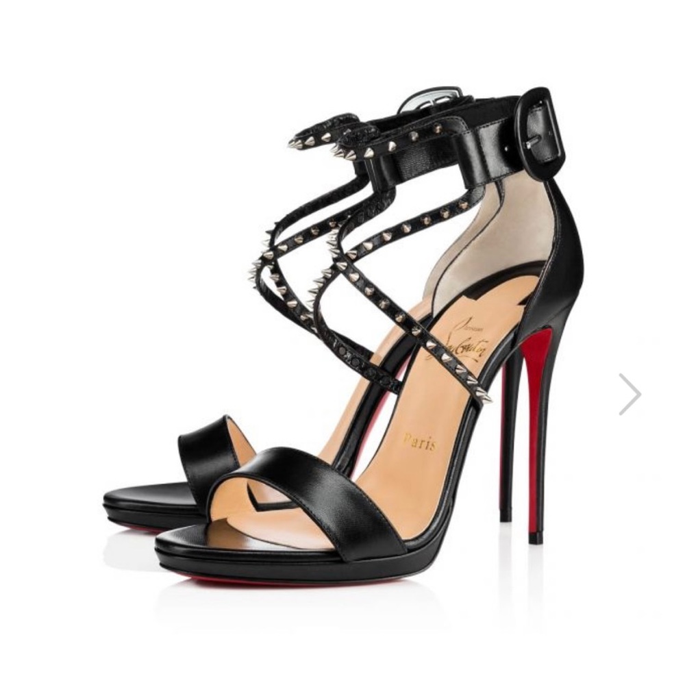 Christian Louboutin Choca Lux Heels
Size: 39 1/2 (9 1/2)
Original Price: $1,045